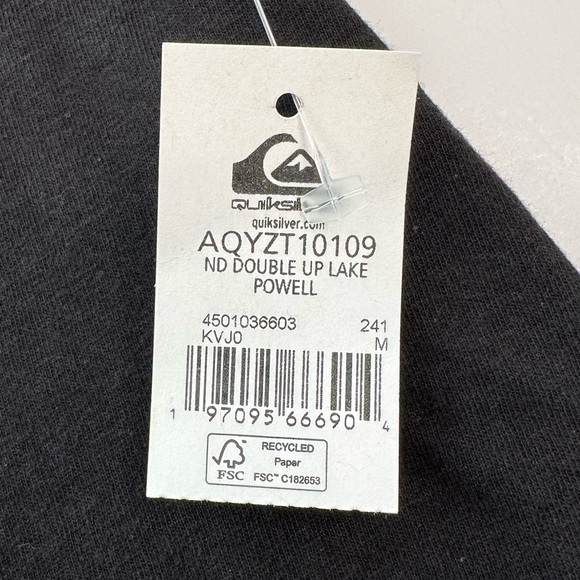 Quicksilver Double Up Lake Powell Short Sleeve T-Shirt NWT Men’s Size Medium - Picture 7 of 8